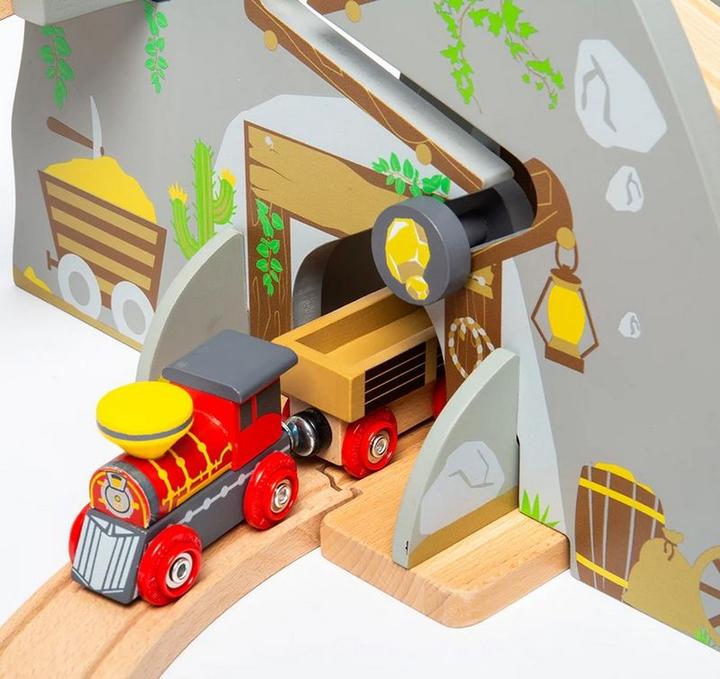 Actual product image Bigjigs Cowboy Wild West train set