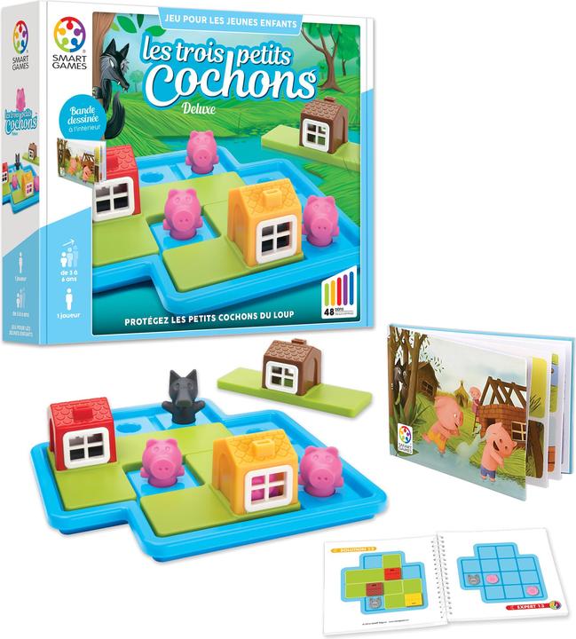 Produktbild Smart Games Les Trois Petits Cochons - Deluxe (Französisch)