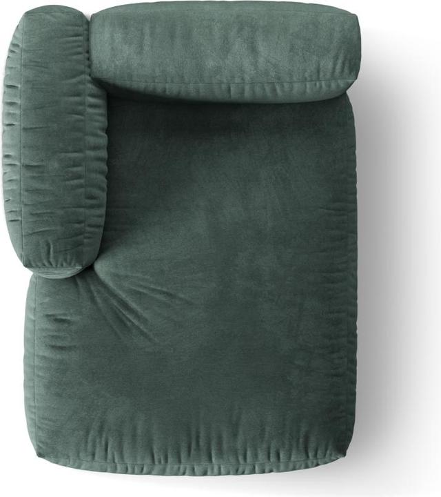 Actual product image Micadoni Modular Chaise Longue Left, "Martina", 1 Seat, 176x123x75 Made in Europe (Chaise longue)