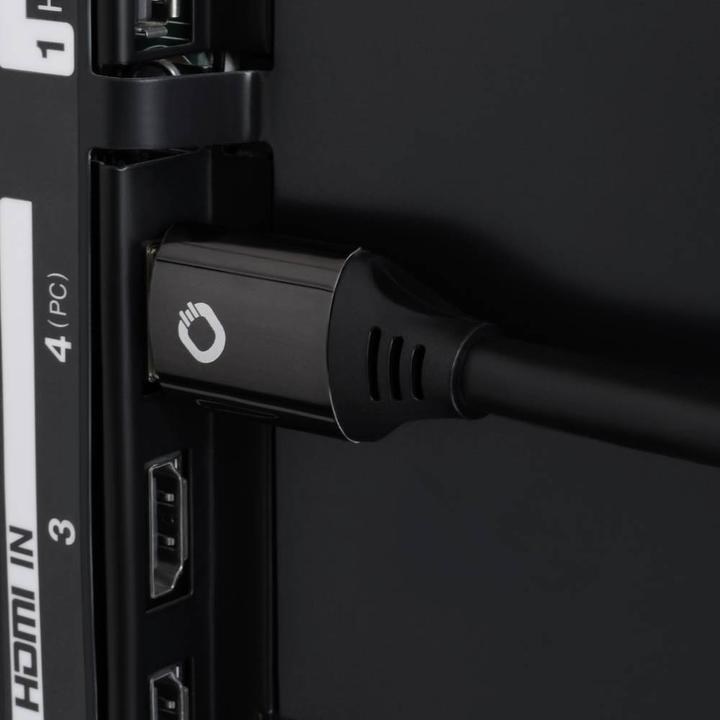Actual product image Oehlbach Black Magic MKII HDMI AV Connection Cable 5 m Black (5 m, HDMI)