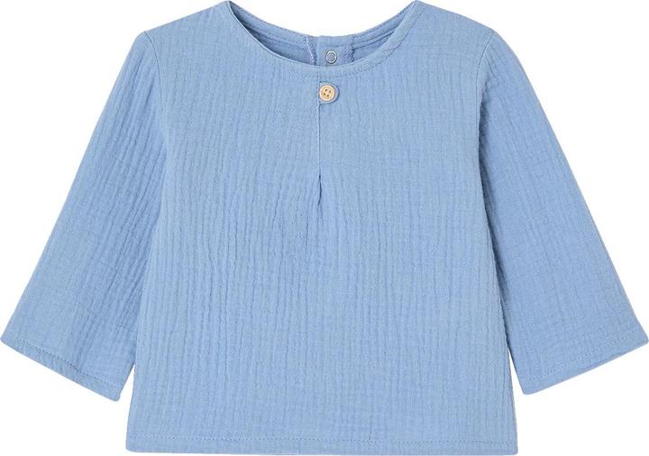 Vertbaudet Bio-Kollektion: Baby Hemdbluse aus Musselin