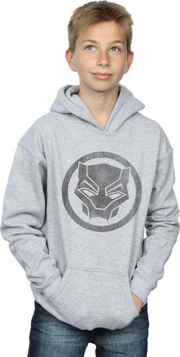 Produktbild Black Panther Distressed Icon Kapuzenpullover Jungen (140, 146)