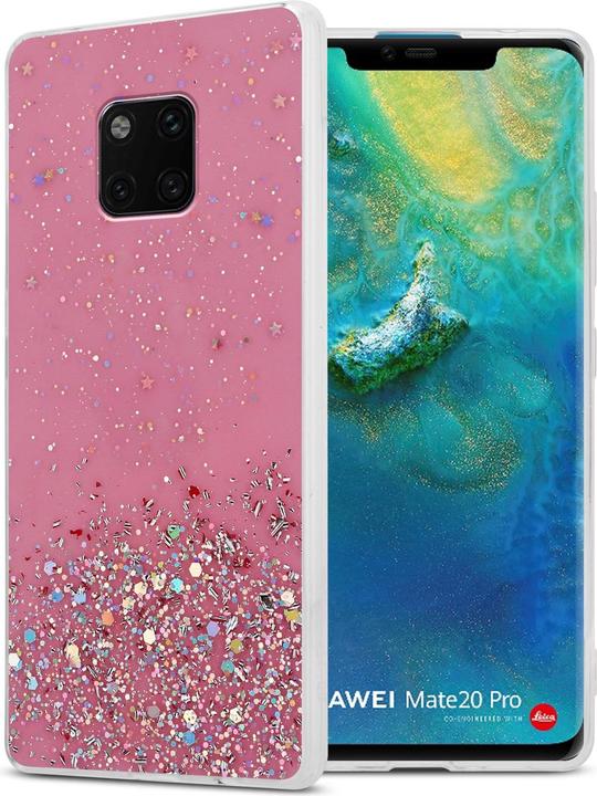 Rose avec paillettes