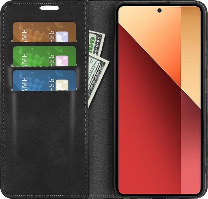 Produktbild Cover-Discount Poco M6 Pro / Redmi Note 13 Pro 4G - Stand Case schwarz (Xiaomi Redmi Note 13 Pro 4G)
