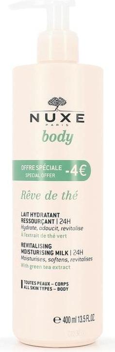Nuxe Body Rêve de Thé Revitalising Moisturising Milk 24HR 400ml (Körpermilch, 400 ml)