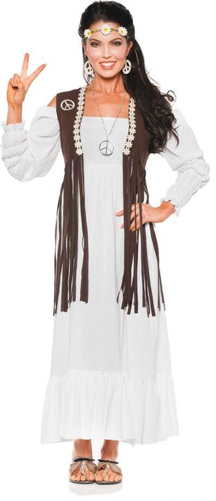 Produktbild Underwraps Miss Flower Power - 70er Kostüm Kleid für Fasching (S)