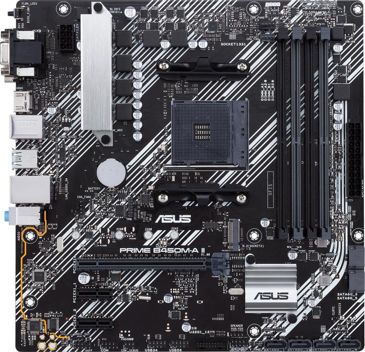 Produktbild ASUS PRIME B450M-A II (AM4, AMD B450, mATX)
