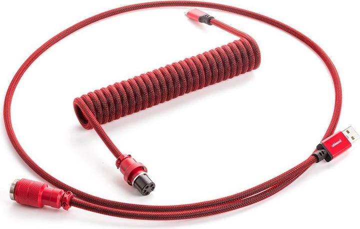 CableMod Pro Coiled Keyboard Cable USB-C zu USB Typ A, Republic (1.50 m, USB 2.0)