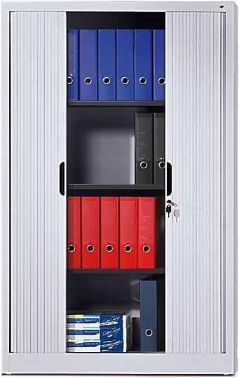 Actual product image C+P Roller shutter cabinet with horizontal blind (80 x 42 x 198 cm)