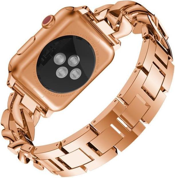 Actual product image PhoneLook Bracelet Stainless Steel Diamond Loop with Luxurious Diamonds and Large Loops 42 mm / 44 mm (44 mm, Aluminium)