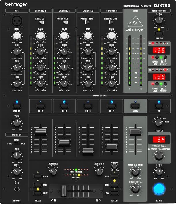 Image du produit Behringer Djx750 (Clubmixer)