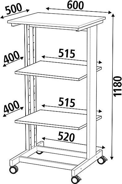 Actual product image Twinco PC table