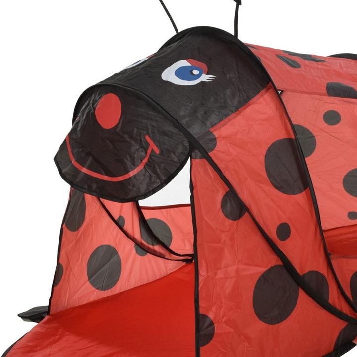 Produktbild Mojawo Kinder Pop-Up Strandmuschel Strandzelt Sichtschutz Zelt rot UV 50+ (Wurfzelt)