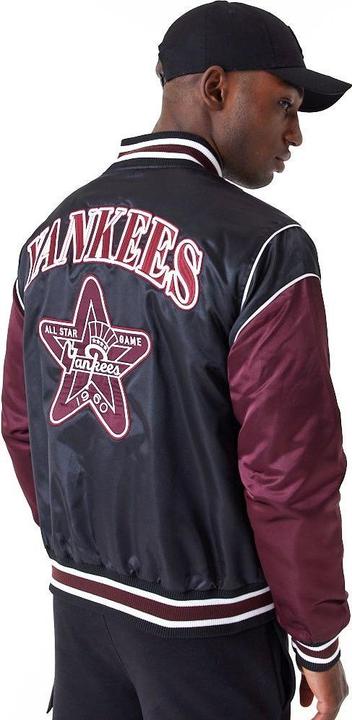 Actual product image New Era Varsity College Jacket - SATIN New York Yankees - L (L)