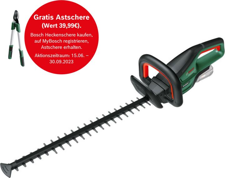 Produktbild Bosch Home & Garden UniversalHedgeCut 18V-50 (Akkubetrieb)