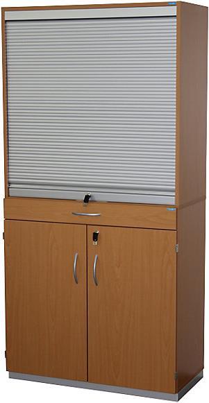 Immagine prodotto eurokraft pro Armadio di cernita con tapparella e tavolo di cernita (91,5 x 44 x 186,5 cm)