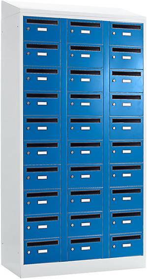 Light grey, Gentian blue