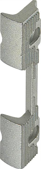 effeff Screw-on piece Series 118 FaFix, 45 x 13.4 x 7.9 mm, galvanised steel