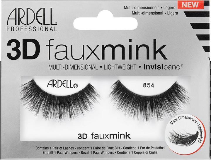 Actual product image Ardell 3D Faux Mink 854 (Artificial eyelashes)