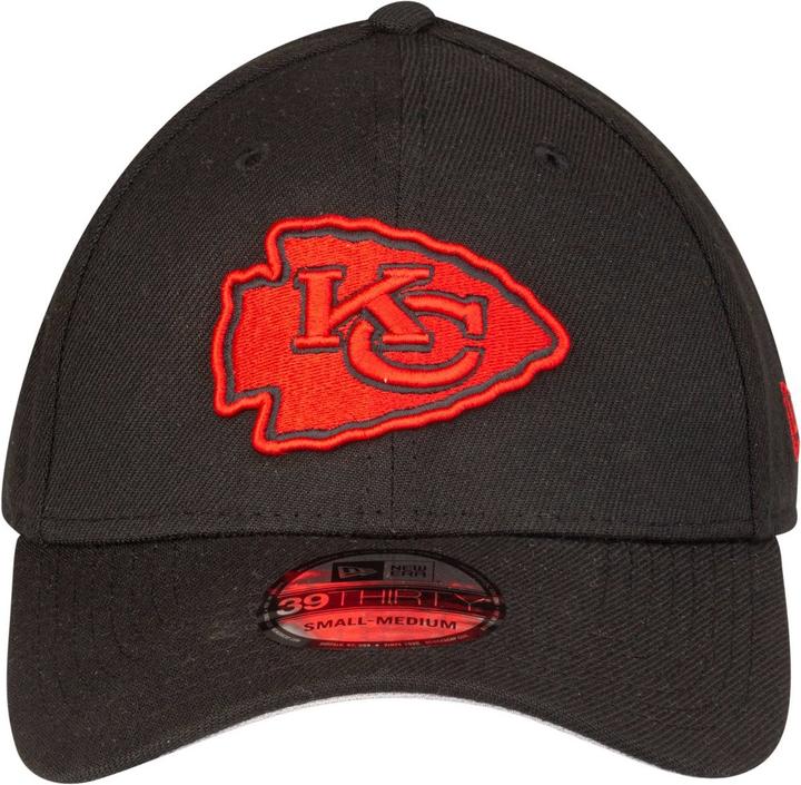 Image du produit New Era 39Thirty Stretch Cap - Kansas City Chiefs noir rouge (M/L)