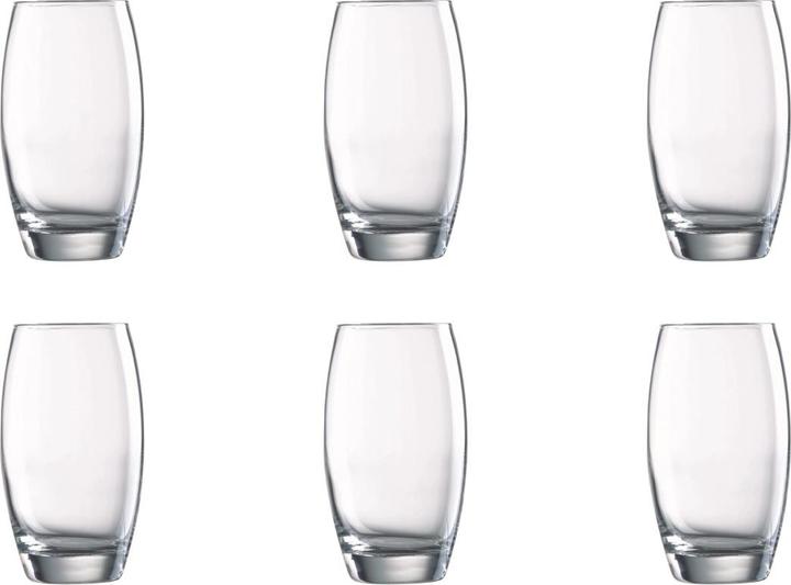 Arcoroc Salto water glass 0.5lt D8.2cm H14.6cm (0.50 l, 6 x)