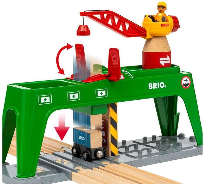 Actual product image Brio World railroad loading terminal