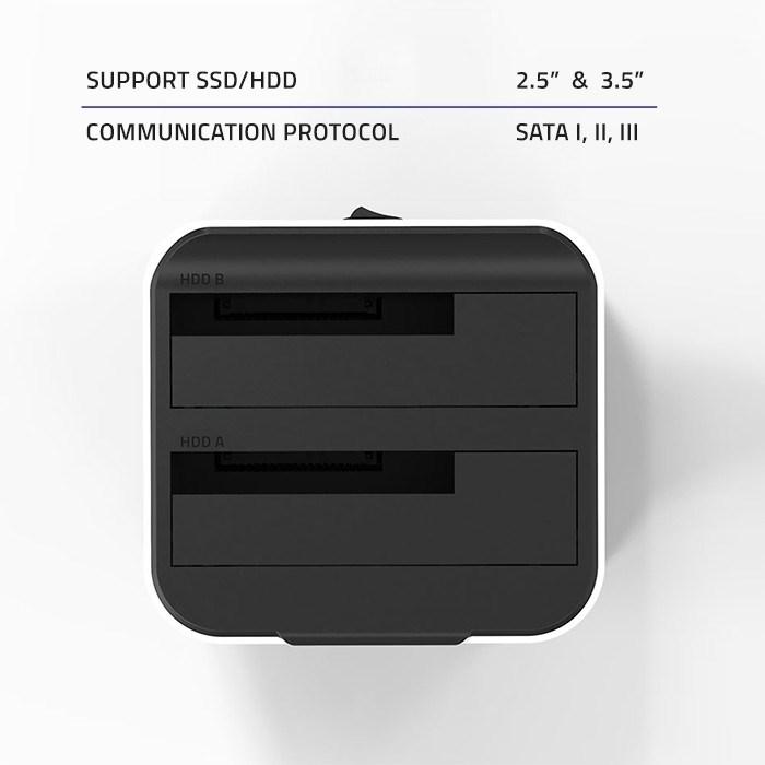 Actual product image Qoltec Stacja dokujaca do dysków HDD S