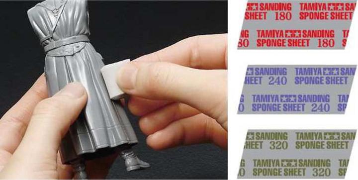 Tamiya Spugna abrasiva 240 grit 3