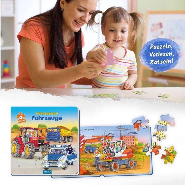 Produktbild Puzzlebuch Fahrzeuge (10 Teile)