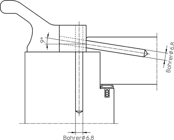 Productafbeelding Simonswerk Kunststof boormal VARIANT (6,8 mm)