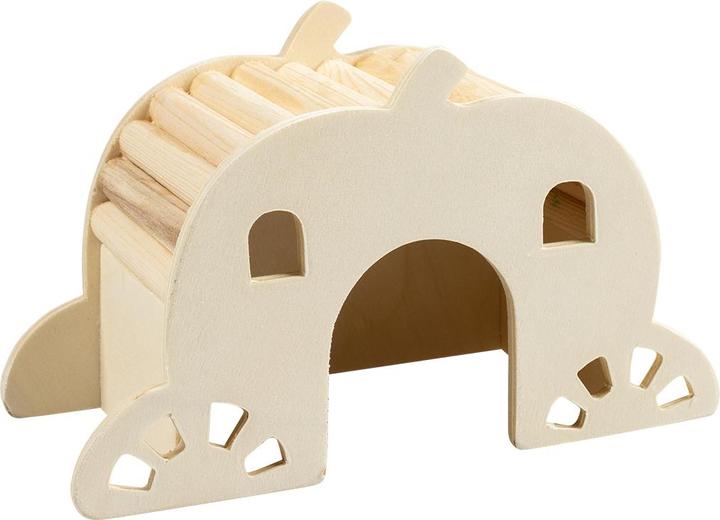Duvoplus Rodent toy wooden house with bridge