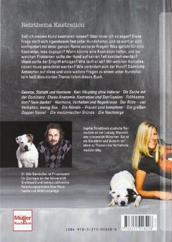 Actual product image Kastration und Verhalten beim Hund (German, Sophie Strodtbeck, Udo Ganslosser, 2021)