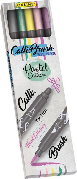 Online Callibrush Handlettering (Mehrfarbig, 5 x)