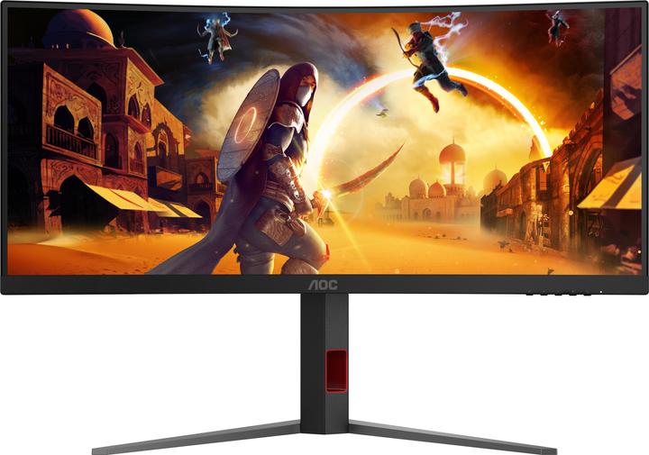 Produktbild AOC 86,4cm (34") CU34G4Z 21:09 2xHDMI+2xDP+USB blackred (3440 x 1440 Pixel, 34")