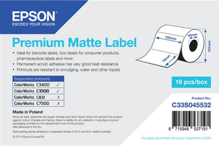 Actual product image Epson Premium mat