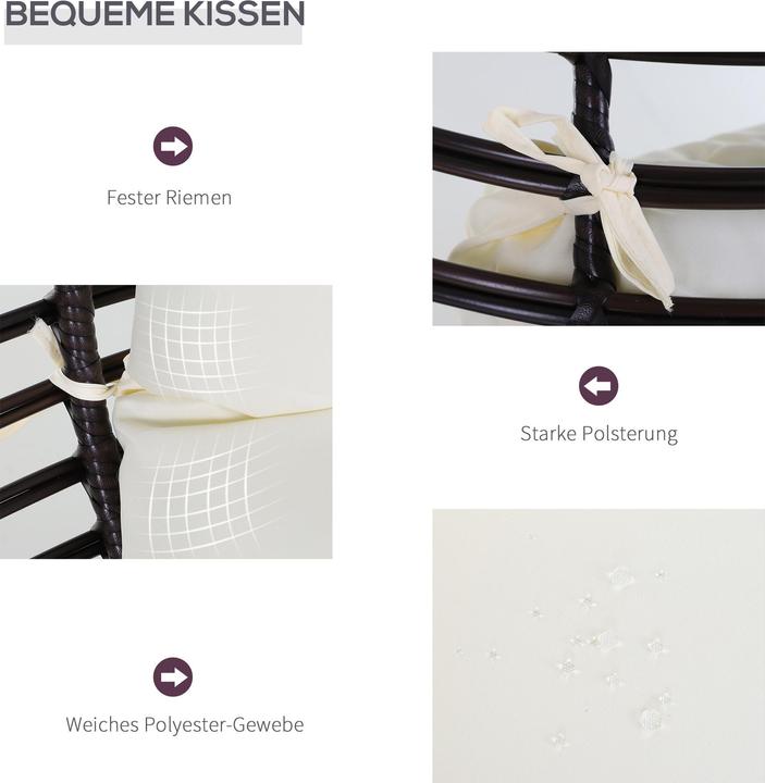 Produktbild Outsunny Rattansessel