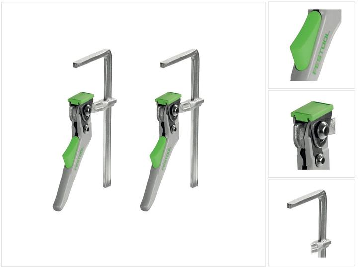 Produktbild Festool Hebelzwingen Set 2x FS-HZ 160 ( 2x 491594 ) für FS/2 Führungsschiene (160 mm)