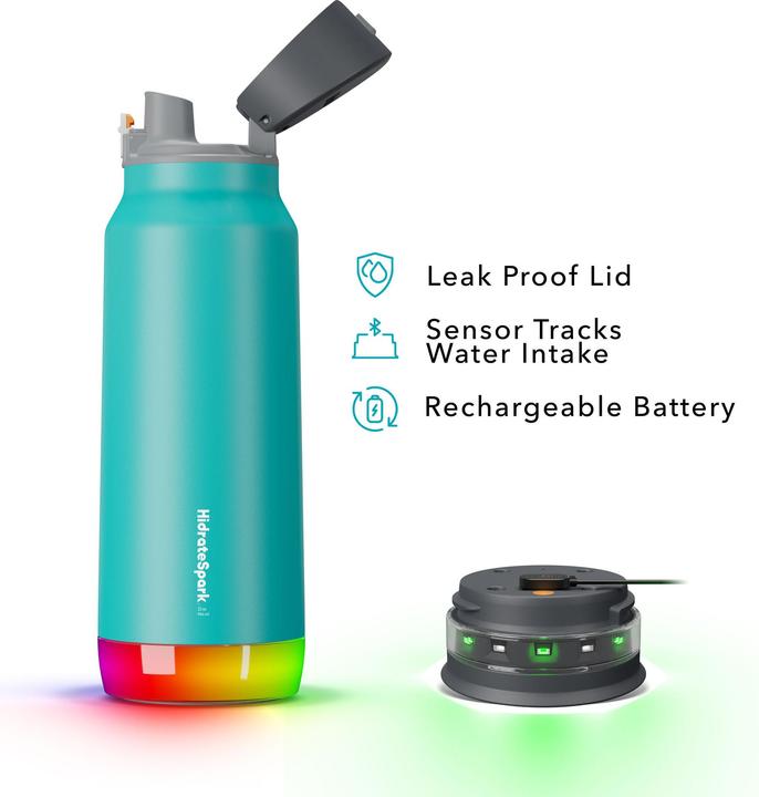 Actual product image HidrateSpark Hidrate Spark Pro 32 oz. Chug Sea Glass (0.95 l)