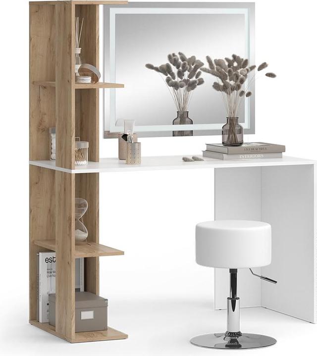 Produktbild Vicco Tower mit Hocker und Beleuchtung (122.5 x 55.5 x 76 cm)