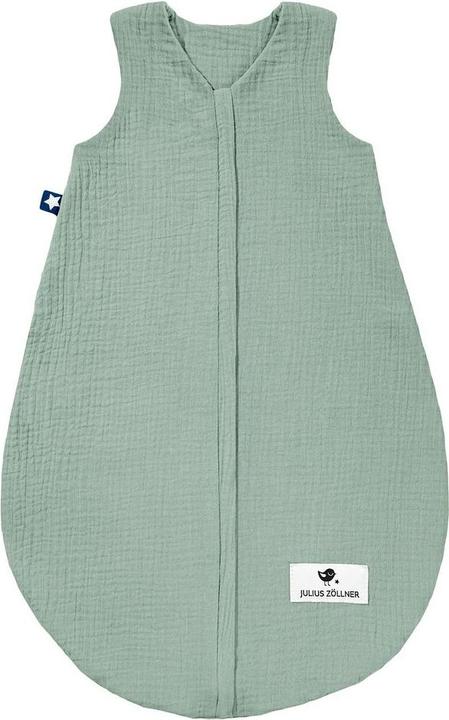 Julius Zöllner Sommerschlafsack Musselin 98, Grün (98 cm, 0.5 TOG)