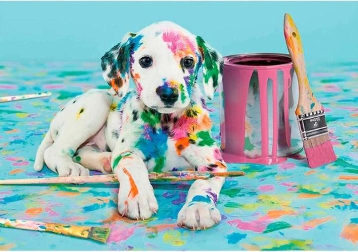 Actual product image Clementoni Puzzle The Funny Dalmatian g (500 pieces)