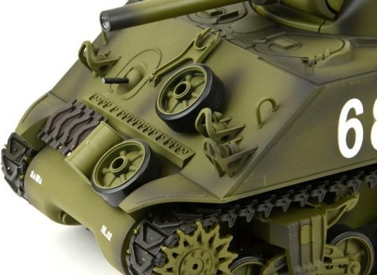 Image du produit Es-toys char RC US M4A3 Sherman, 1:16 (RTR Prêt à fonctionner)