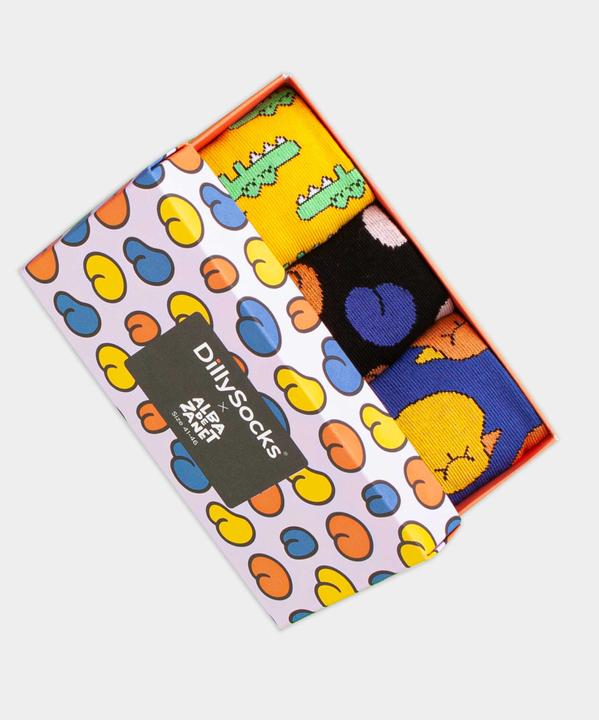 Immagine prodotto DillySocks Alba De Zanet BOX (confezione da 3, 41 - 46)