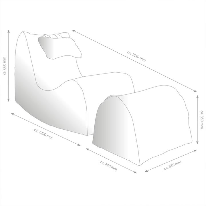 Gamewarez Gaming Beanbag RX Red