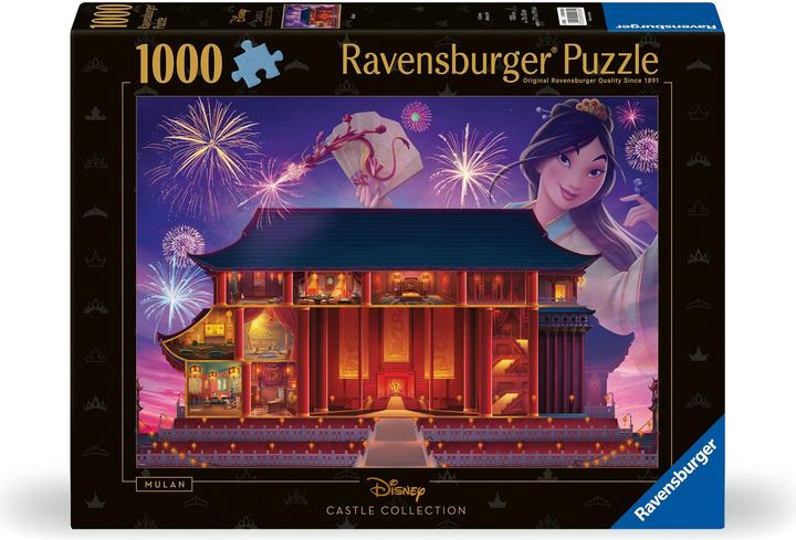 Ravensburger Puzzle 12000260 - Mulan - 1000 Teile Disney Castle Collection Puzzle für Erwachsene (1000 Teile)