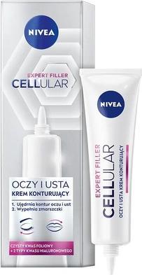 Image du produit NIVEA Hyaluron Cellular Filler + Firms Crème anti-rides sous les yeux 15Ml (15 ml, Journée)