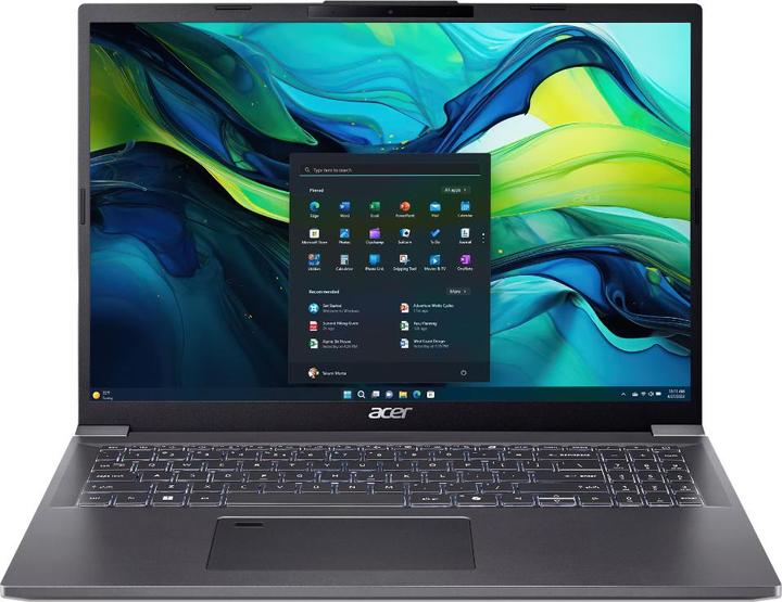 Produktbild Acer Aspire 16 (16", Intel Core Ultra 7 155H, 16 GB, 1000 GB, DE)