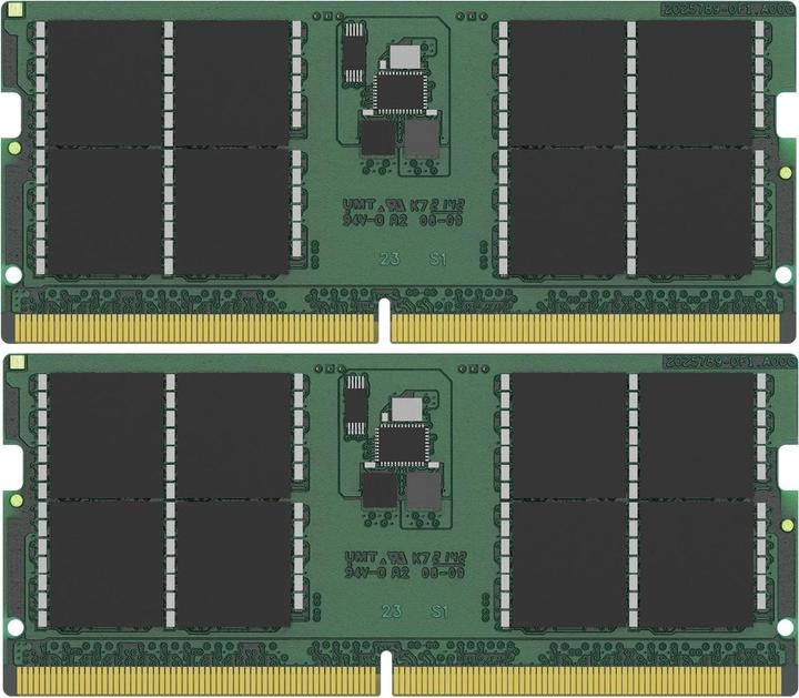 Image du produit Kingston 64GB DDR5-5200MT/S SODIMM (2 x 32GB, 5200 MHz, RAM DDR5, SO-DIMM)