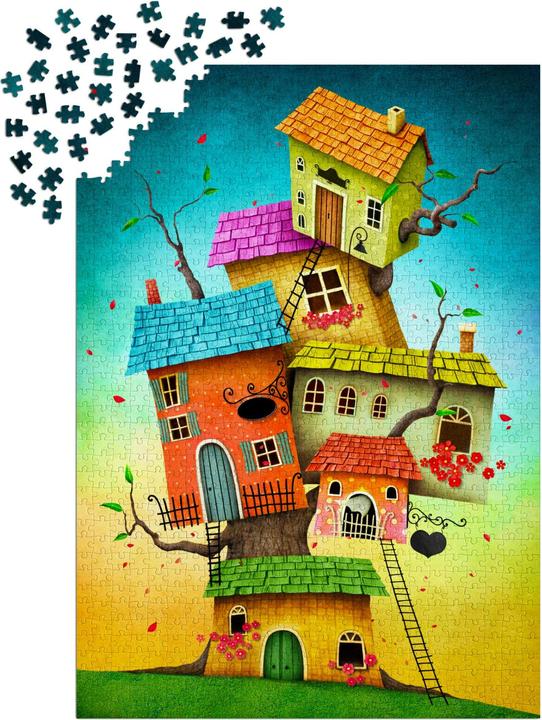Produktbild Enjoy Puzzle ENJOY-2119 - Fairy Tale Houses, Puzzle, 1000 Teile (1000 Teile)