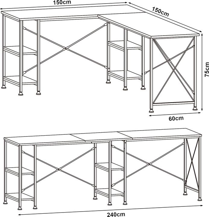 Immagine prodotto En.Casa Klirurud (150 x 150 x 75 cm)